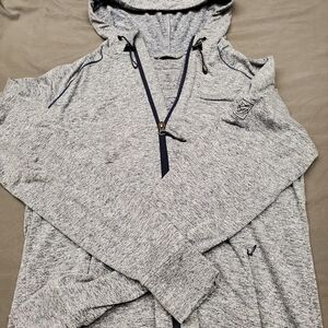 Gray Women's Hooded Jacket